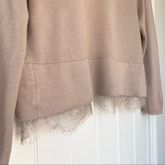 Tommy Hilfiger Lightweight Cardigan Lace Trim S - Picture 8 of 10